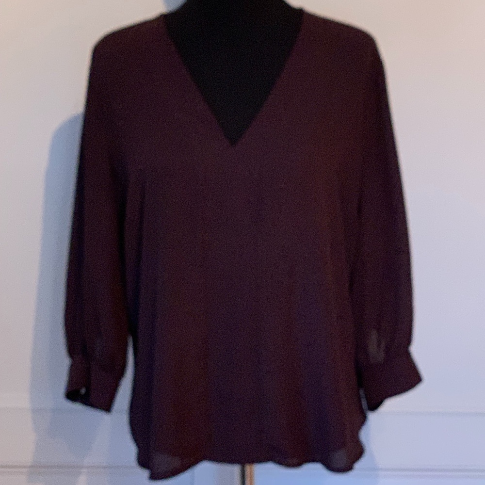 NY & Co 3/4 Sleeve Blouse